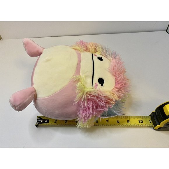 Squishmallows Caparine Bigfoot Plush 8 inch‎ Plush Tie Dye Pastel Rainbow W/ Tag - Picture 10 of 10